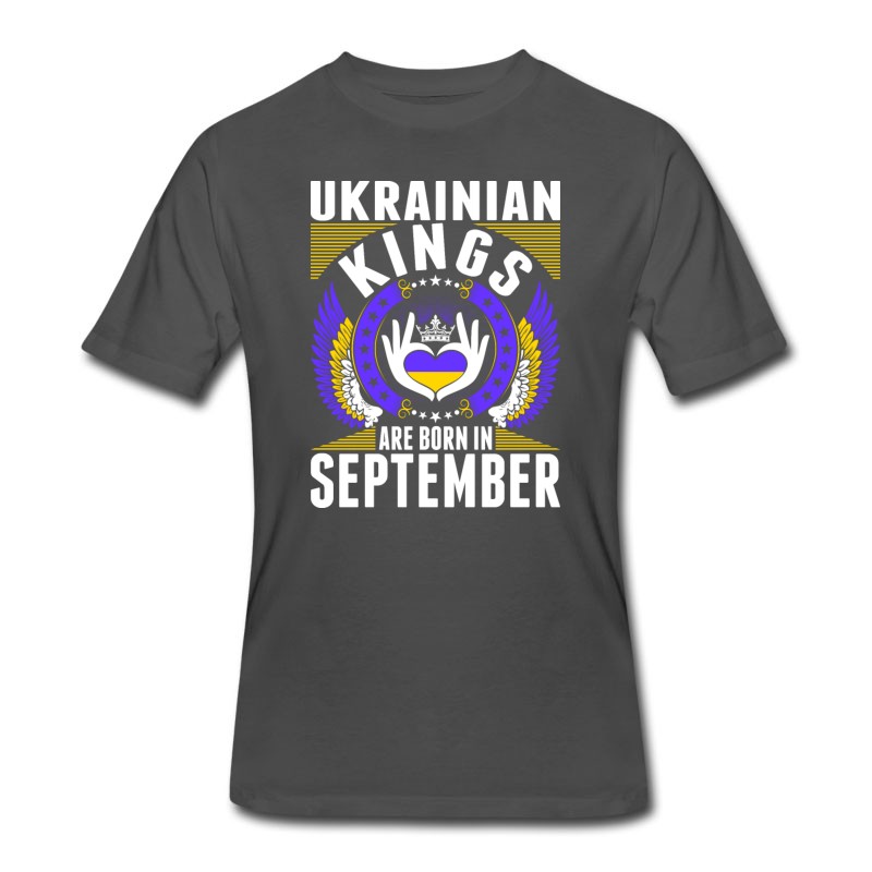 Men's Ukrainian Kings Are Born In September T-Shirt