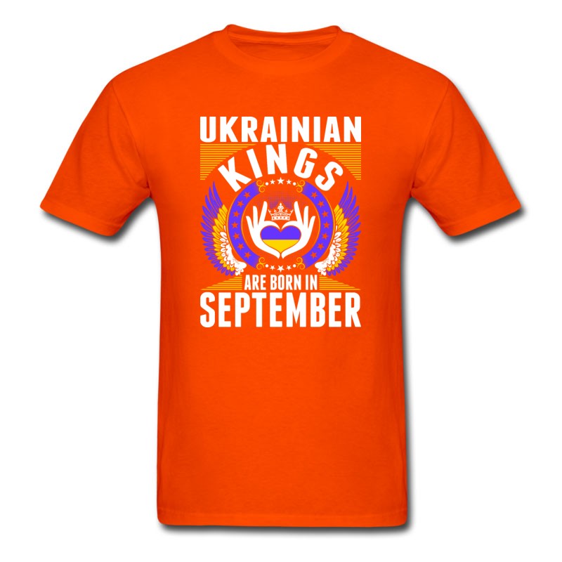 Men's Ukrainian Kings Are Born In September T-Shirt