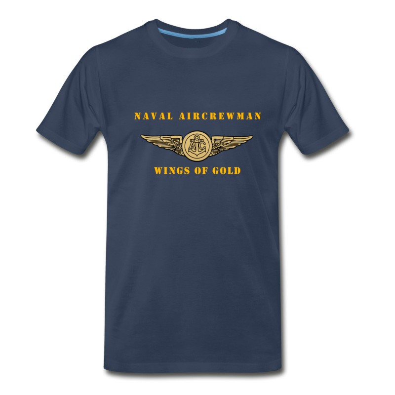 Men's US Naval Aircrewman Deluxe Style Shirt T-Shirt