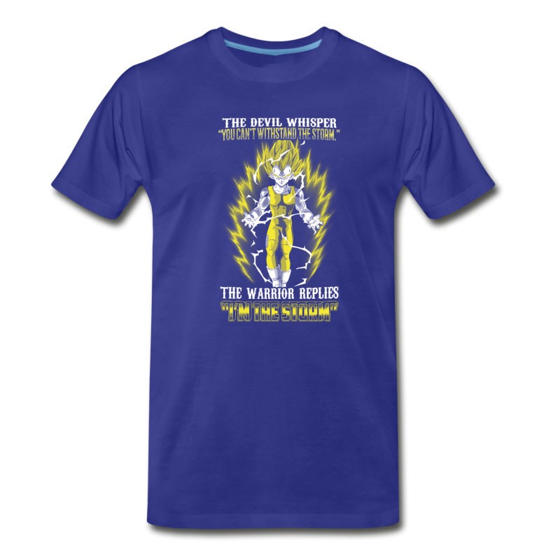 Men's Vegeta - The Warrior Replies 'I'm The Storm' T-Shirt