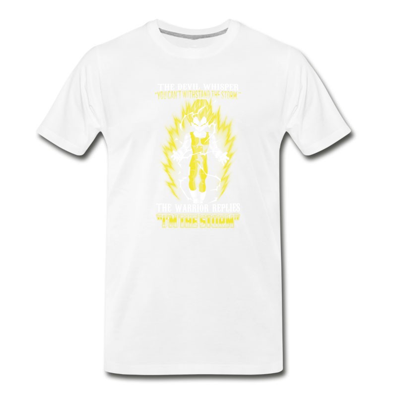 Men's Vegeta - The Warrior Replies 'I'm The Storm' T-Shirt