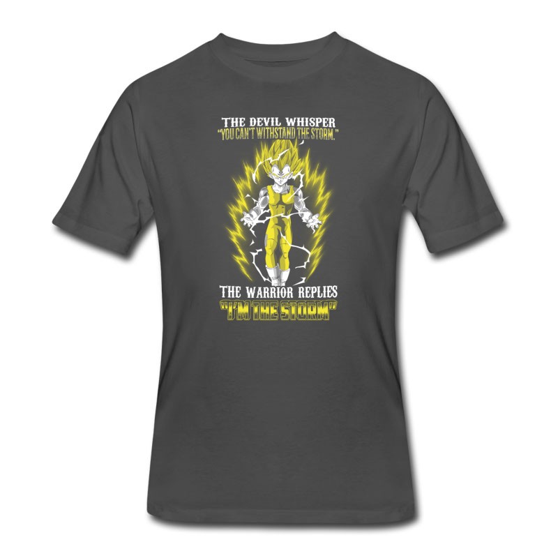 Men's Vegeta - The Warrior Replies 'I'm The Storm' T-Shirt