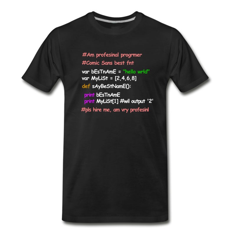 Men's Very Professional Programer T-Shirt