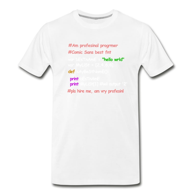 Men's Very Professional Programer T-Shirt