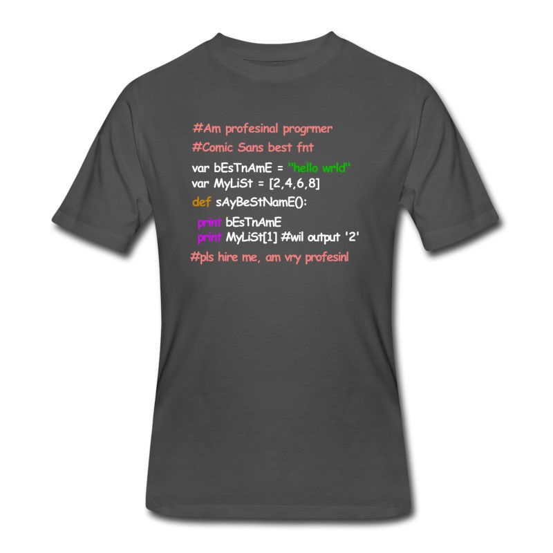 Men's Very Professional Programer T-Shirt