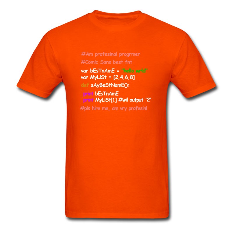 Men's Very Professional Programer T-Shirt