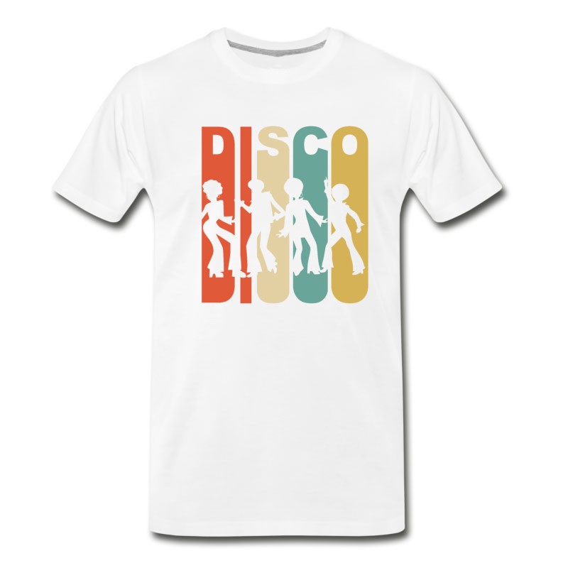 Men's Vintage Retro 1970's Style Disco Dancers T-Shirt