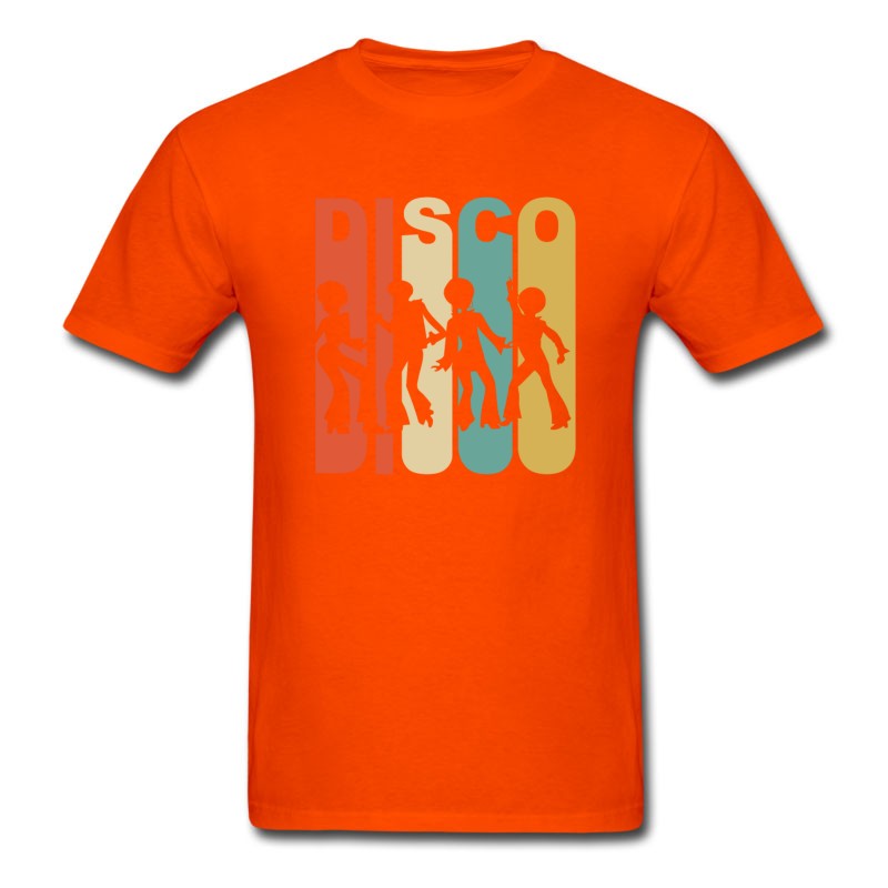 Men's Vintage Retro 1970's Style Disco Dancers T-Shirt