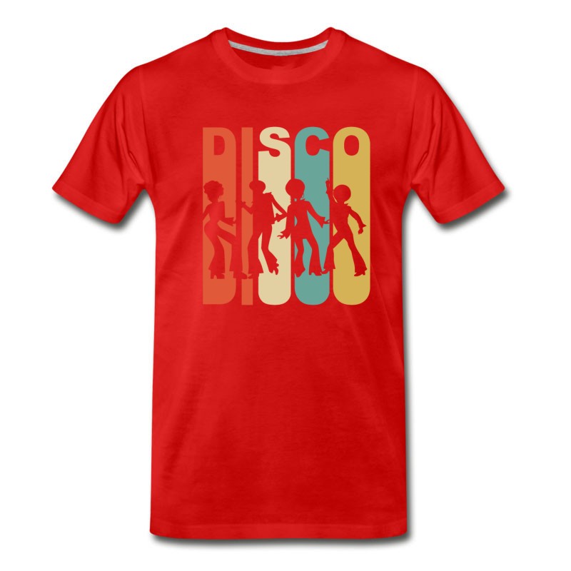 Men's Vintage Retro 1970's Style Disco Dancers T-Shirt