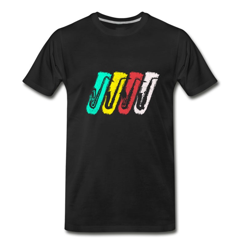 Men's Vintage Saxophone Gift T-Shirt