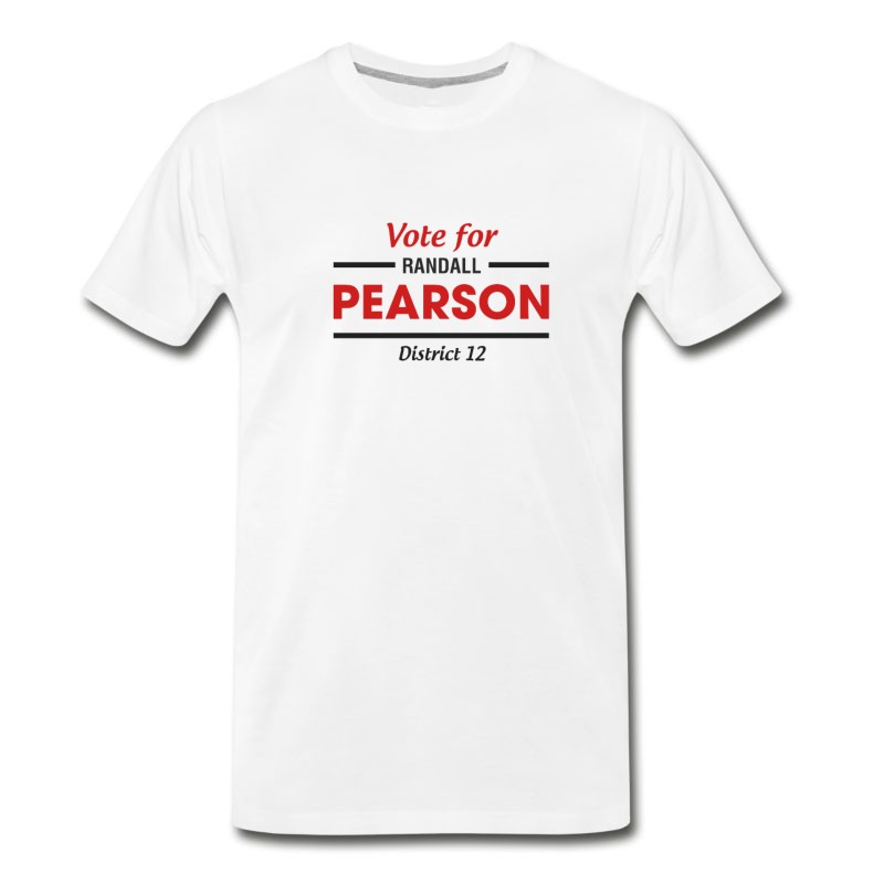 Men's Vote For Randall Pearson District 12 T-Shirt T-Shirt