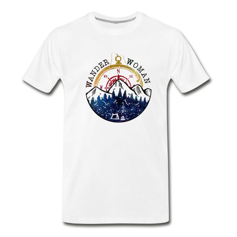 Men's Wander Woman Compass Hiking T-Shirt