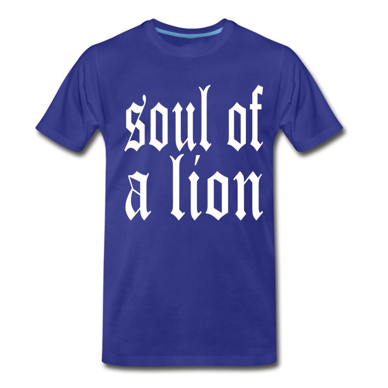 Men's Warrior Soul Of A Lion T-Shirt