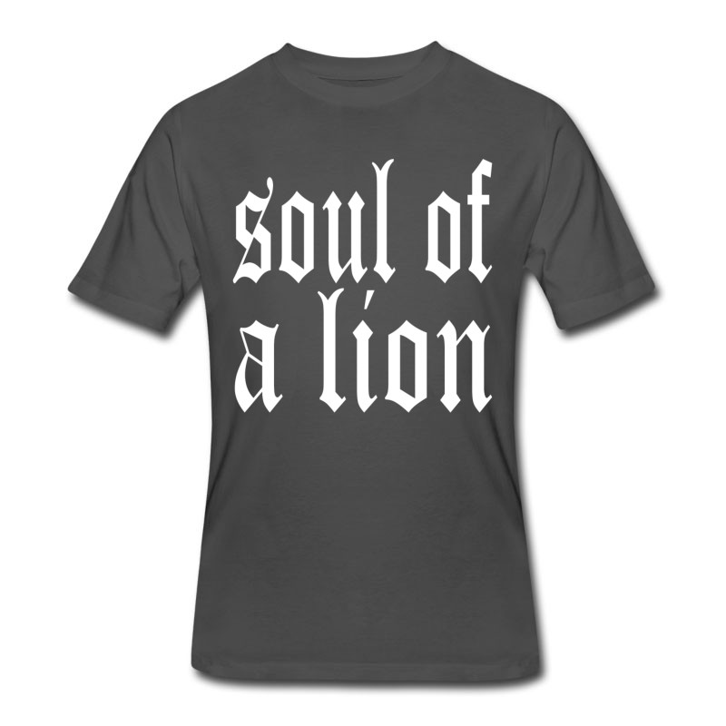 Men's Warrior Soul Of A Lion T-Shirt