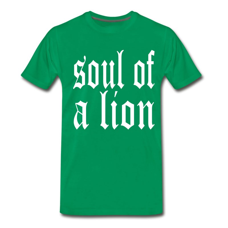 Men's Warrior Soul Of A Lion T-Shirt