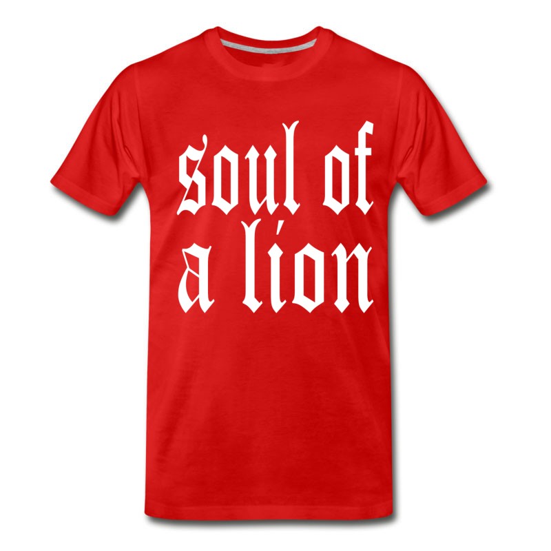 Men's Warrior Soul Of A Lion T-Shirt