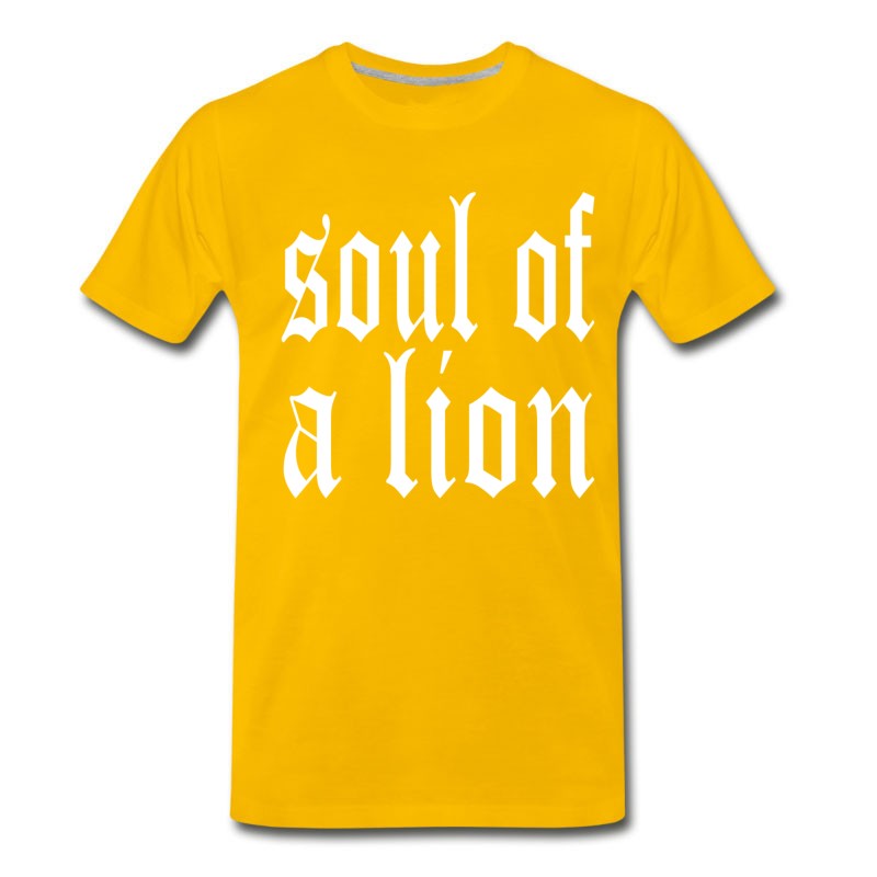 Men's Warrior Soul Of A Lion T-Shirt