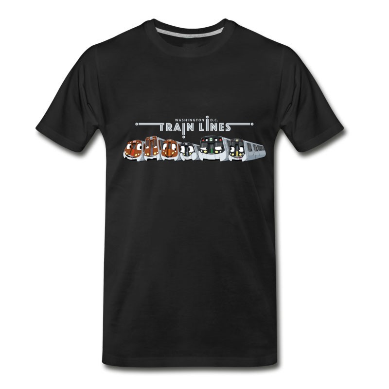 Men's Washington DC - Train Lines T-Shirt