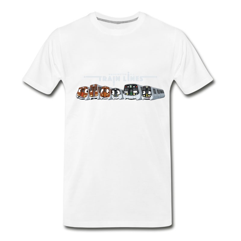 Men's Washington DC - Train Lines T-Shirt