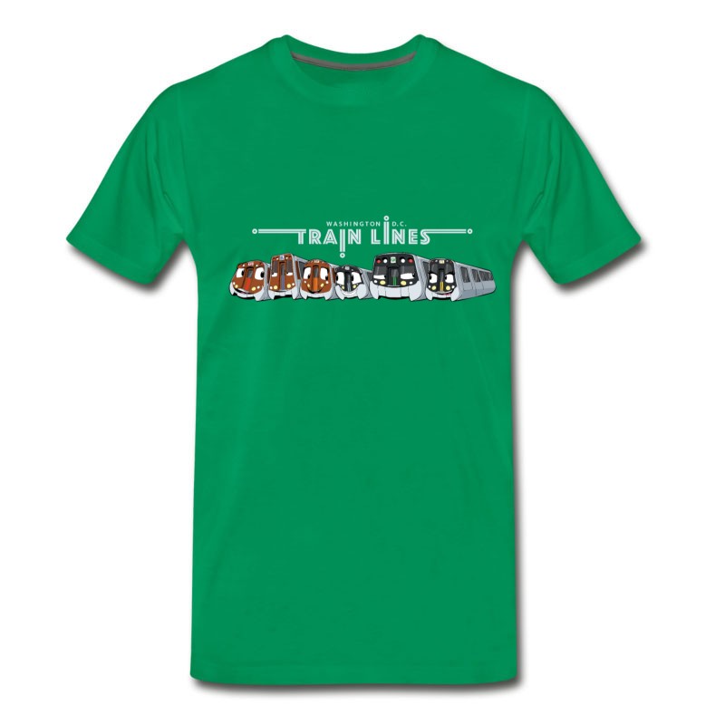 Men's Washington DC - Train Lines T-Shirt