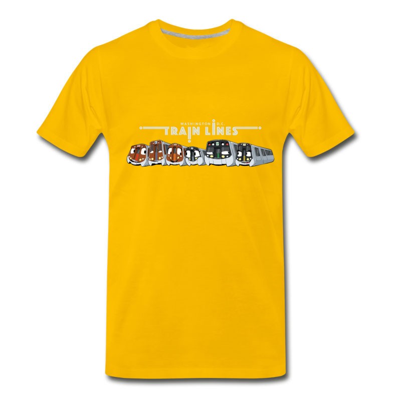 Men's Washington DC - Train Lines T-Shirt