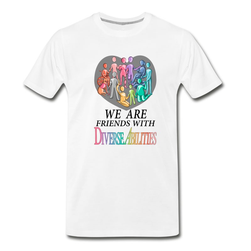 Men's We Are Friends With DiverseAbilities T-Shirt