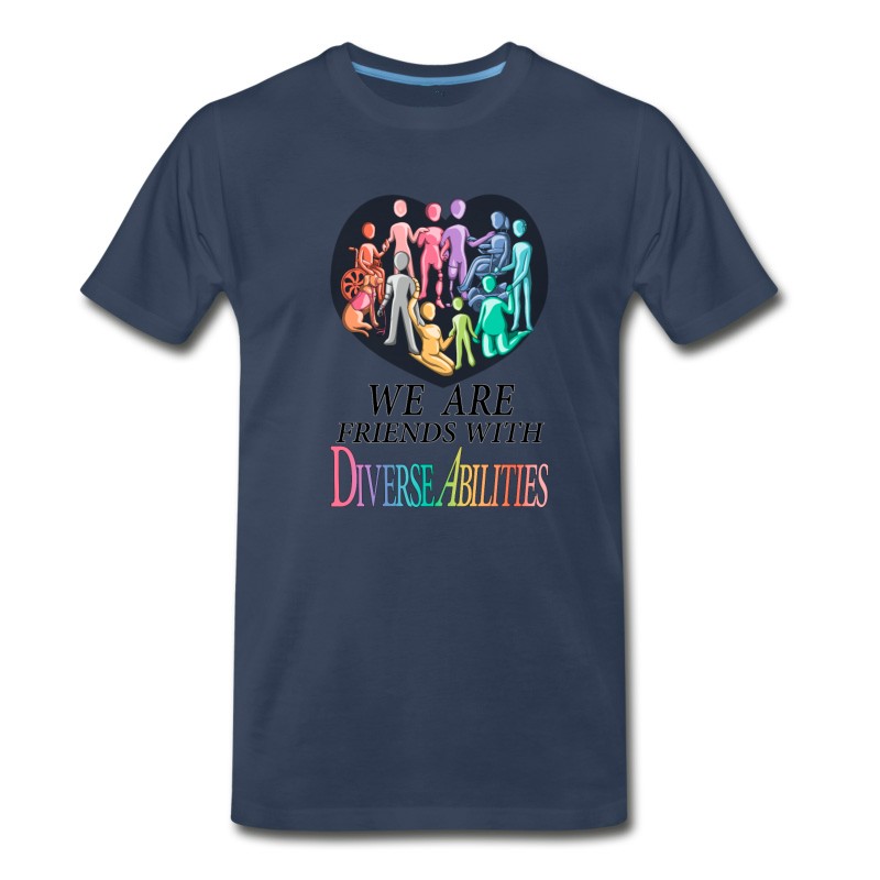 Men's We Are Friends With DiverseAbilities T-Shirt