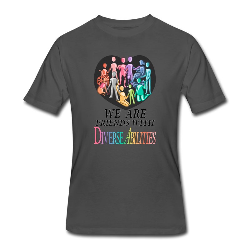 Men's We Are Friends With DiverseAbilities T-Shirt