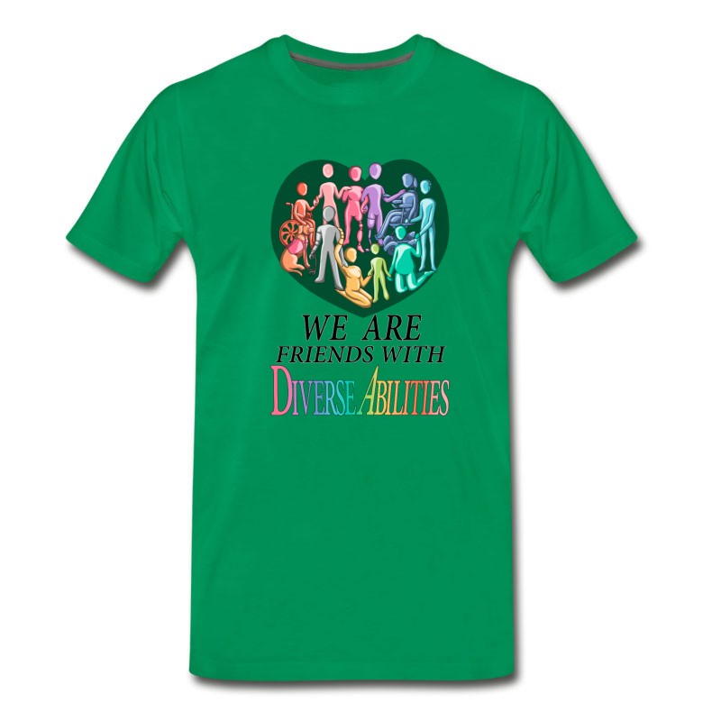 Men's We Are Friends With DiverseAbilities T-Shirt