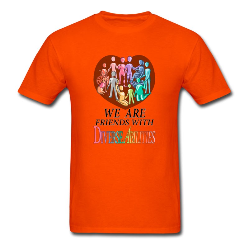 Men's We Are Friends With DiverseAbilities T-Shirt