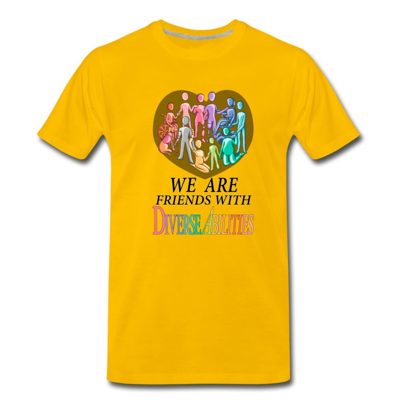 Men's We Are Friends With DiverseAbilities T-Shirt