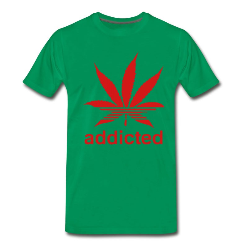 Men's WEED ADDICTED T-Shirt