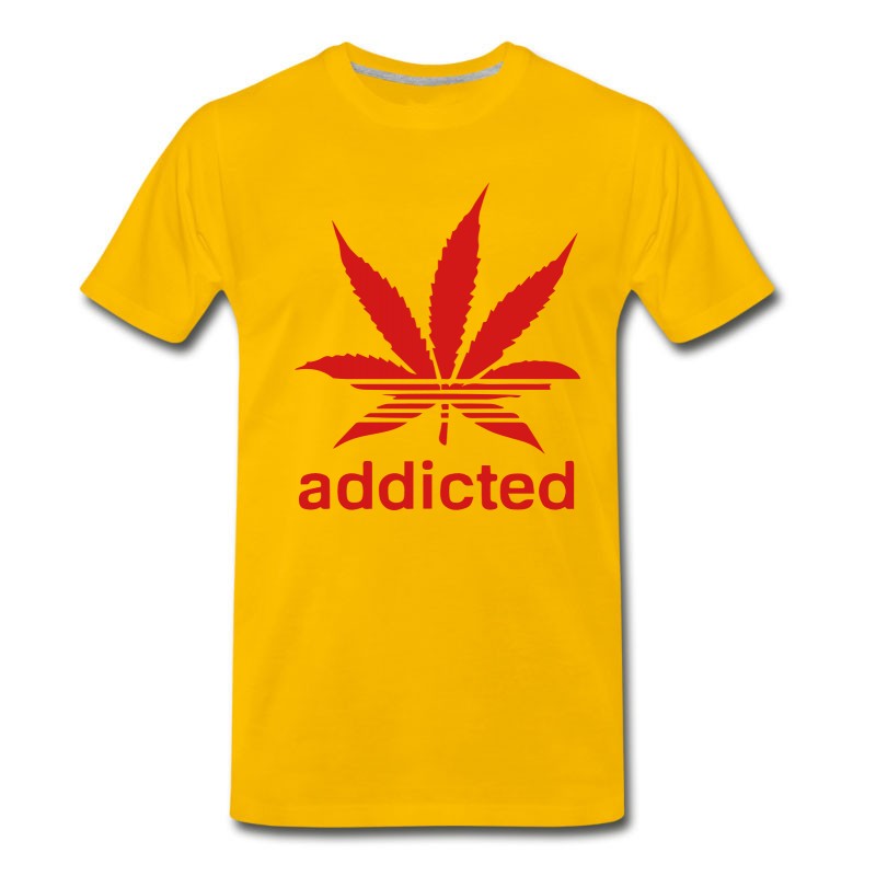 Men's WEED ADDICTED T-Shirt