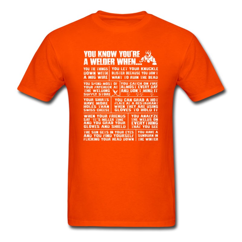 Men's Welder - You Tie Things Down With A Mig Wire T-Shirt