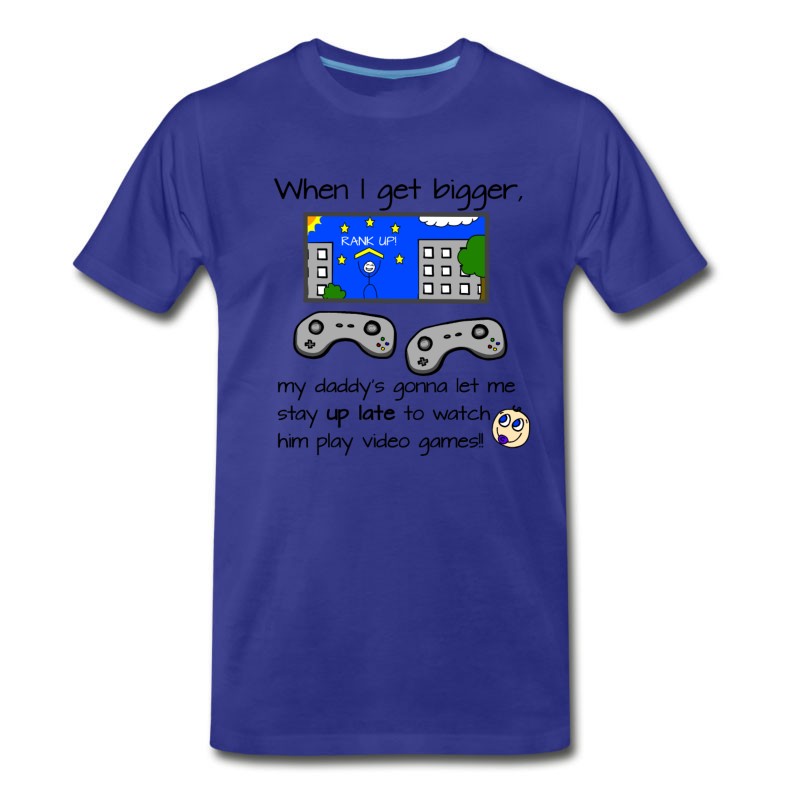 Men's When I Get Bigger Cute Gamer Dad Baby T-Shirt