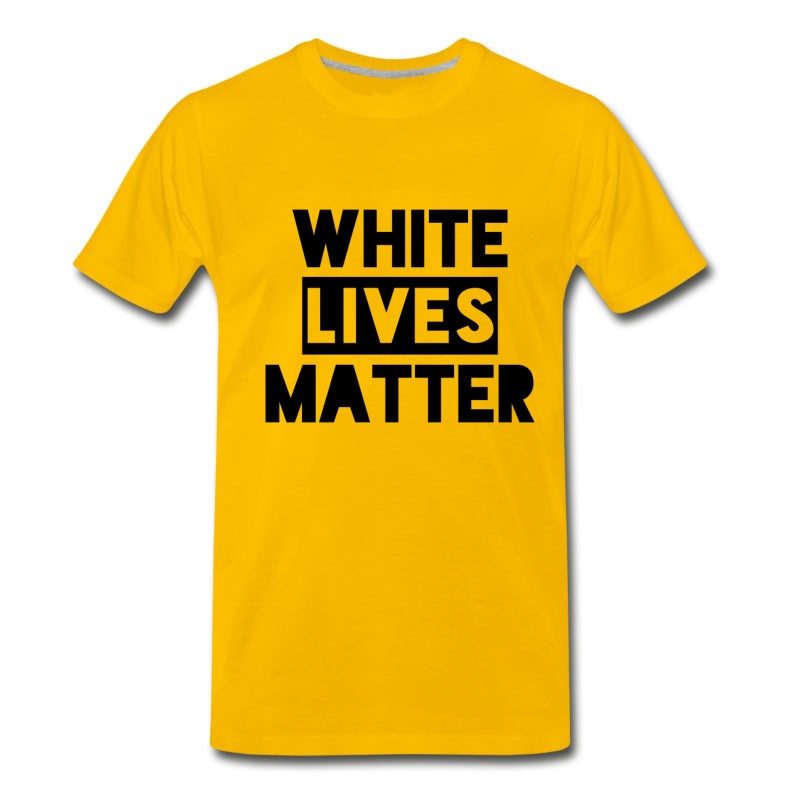 Men's White Lives Matter T-Shirt