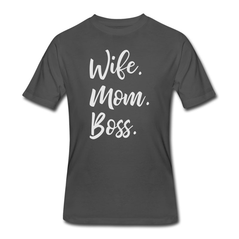 Men's Wife Mom Boss T-Shirt