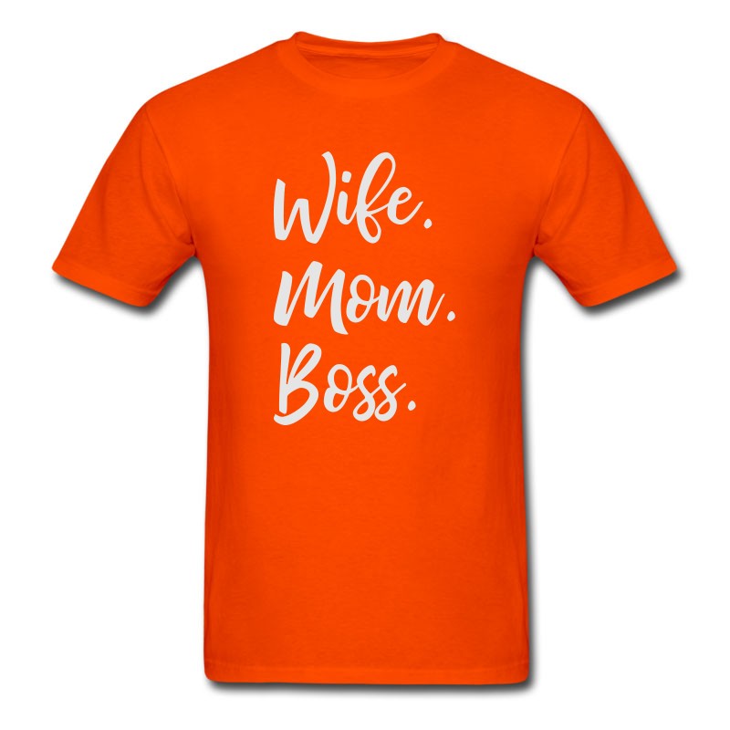 Men's Wife Mom Boss T-Shirt