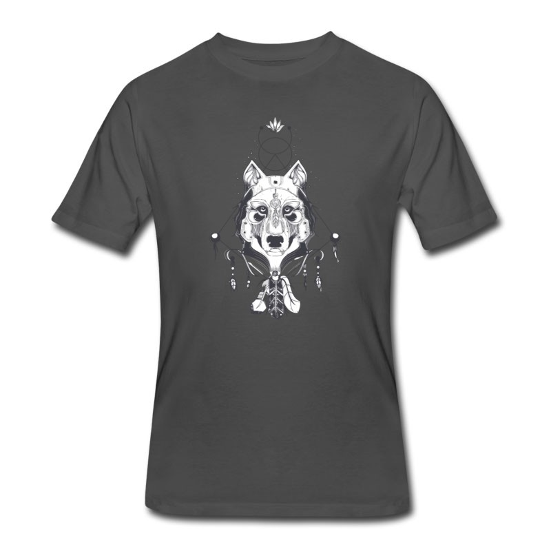 Men's Wolf Ilustration T-Shirt