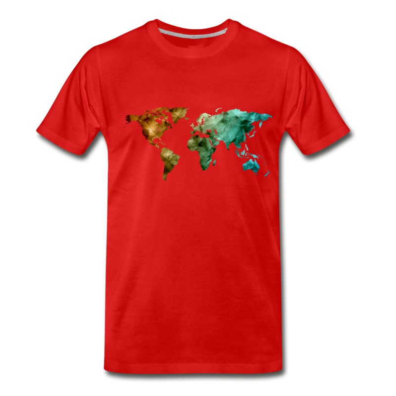 Men's World Map T-Shirt