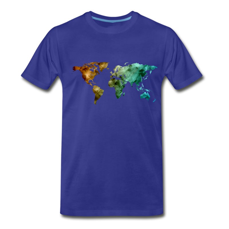 Men's World Map T-Shirt