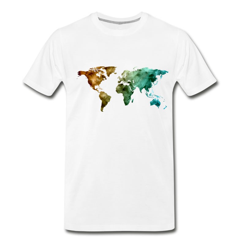 Men's World Map T-Shirt