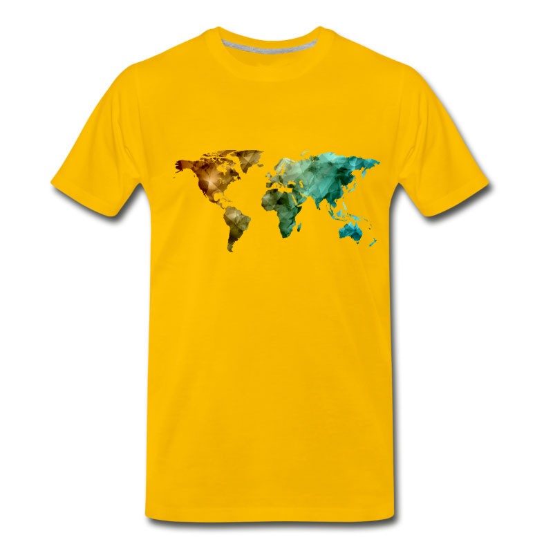 Men's World Map T-Shirt