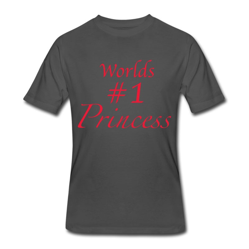 Men's Worlds ＃ 1 Princess T-Shirt