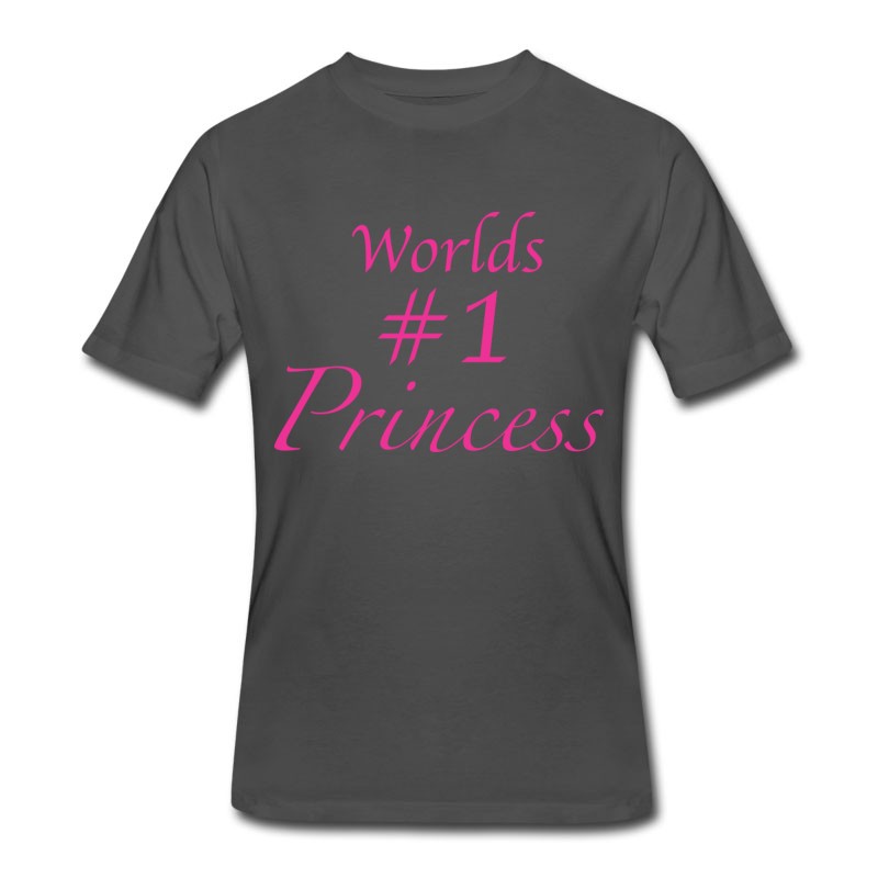 Men's Worlds ＃ 1 Princess T-Shirt