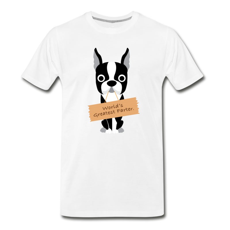 Men's World's Greatest Farter Boston Terrier T-Shirt