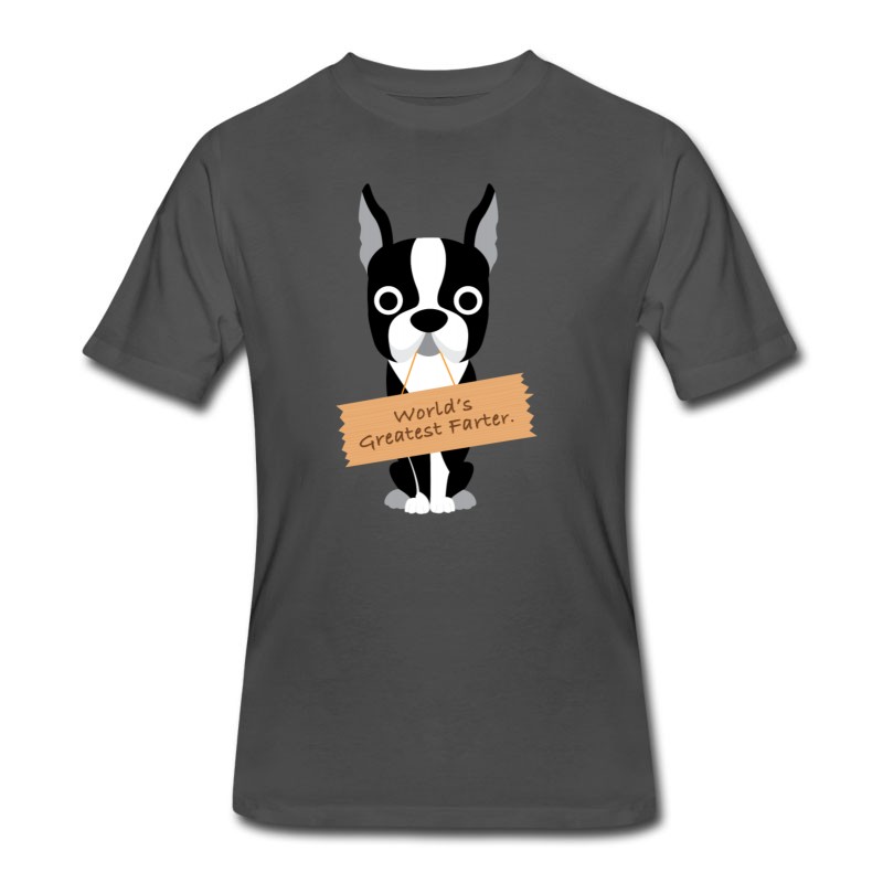 Men's World's Greatest Farter Boston Terrier T-Shirt