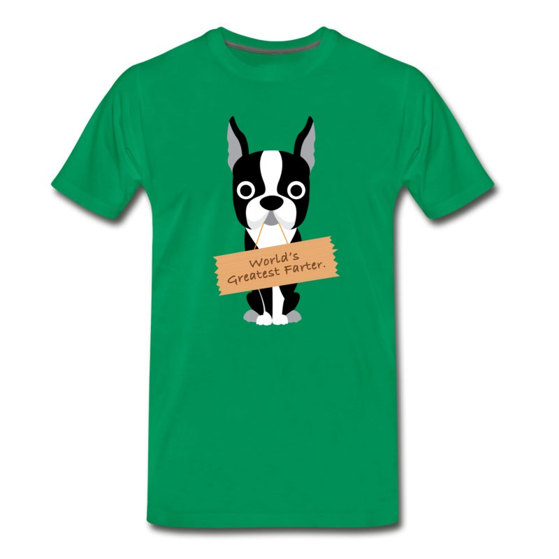 Men's World's Greatest Farter Boston Terrier T-Shirt