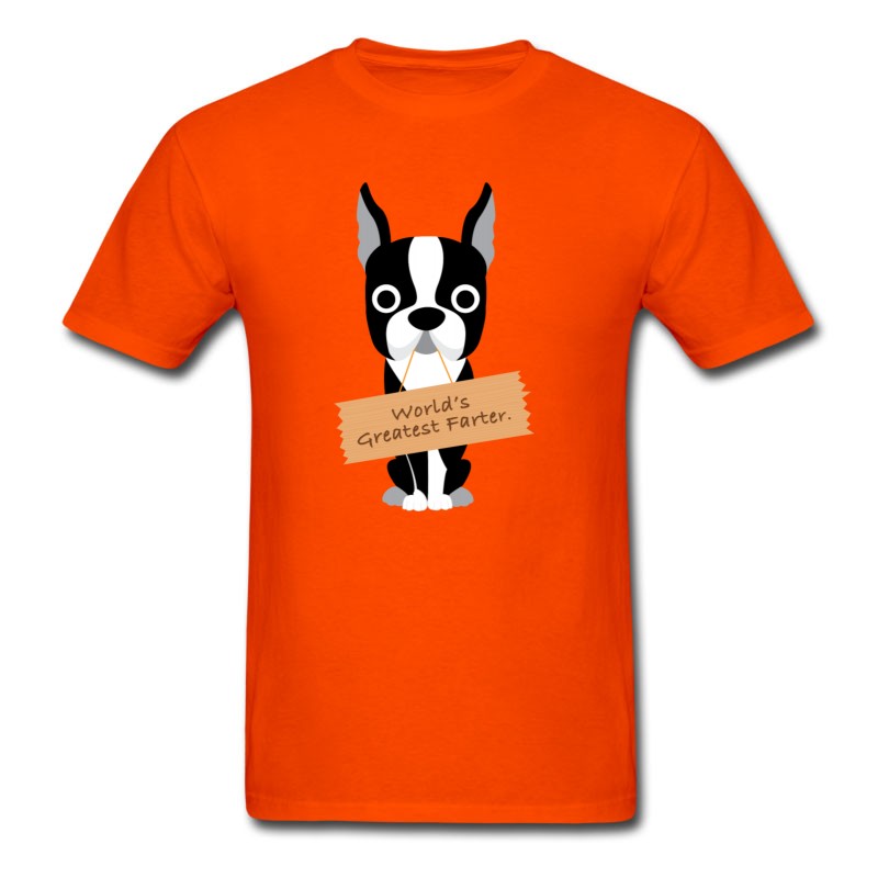 Men's World's Greatest Farter Boston Terrier T-Shirt