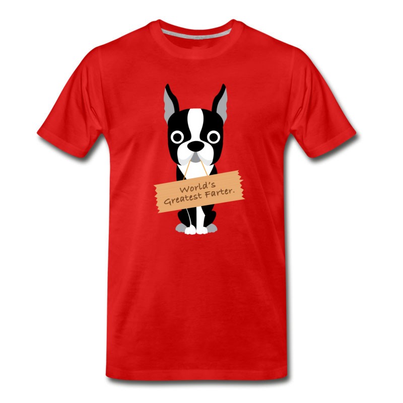 Men's World's Greatest Farter Boston Terrier T-Shirt